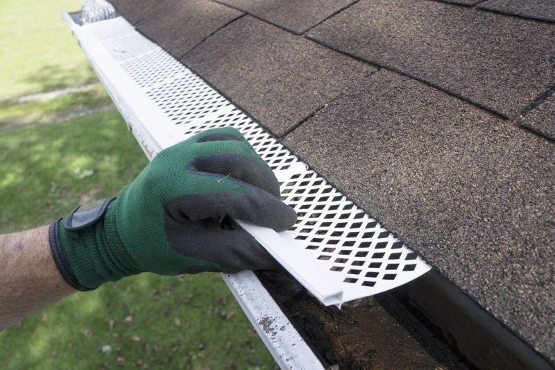 Rain Gutter Cover Installation detail